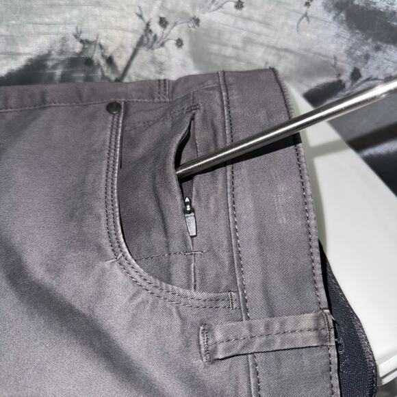 English Laundry Mens 38x29 Slate Gray Straight Leg Trousers Button Zip Pockets - Picture 8 of 9